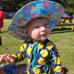 Toddler with hat