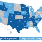 Chart of States with Legislation passed
