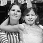 Mom and daughter portrait