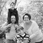 Family portrait in the park