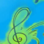 Blue background