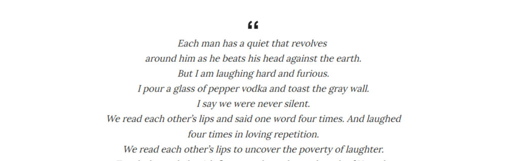 Words on paper - poetry