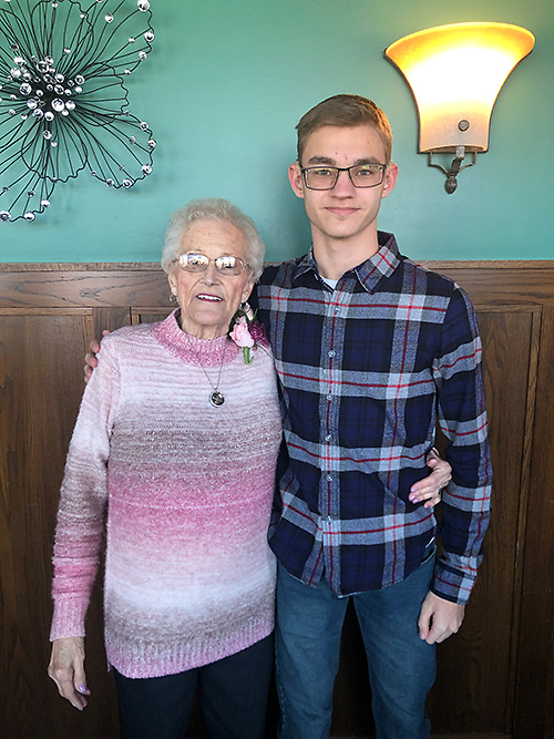 Grandma Waunita and Nathan