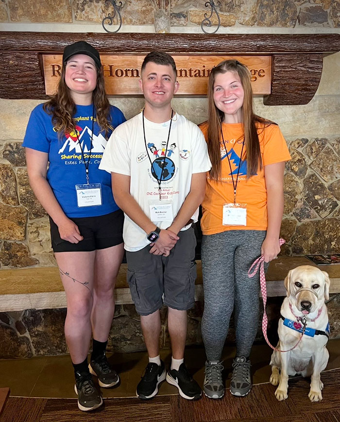 Portrait of 3 camp leaders at the 2025 Listen CI Family Camp
