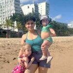 Mom and daughters
